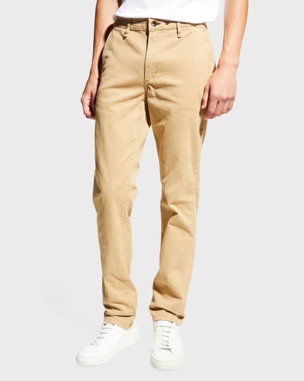 Santorelli Men's Natural Stretch Linen Pants | Neiman Marcus