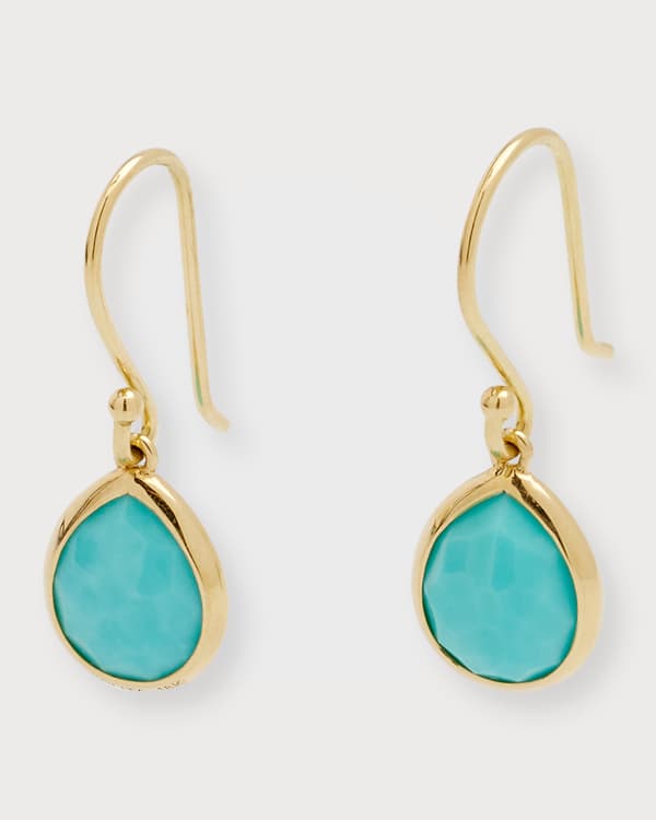 Ippolita 18K Stardust Crinkle Small Crazy 8s Earrings with Burst