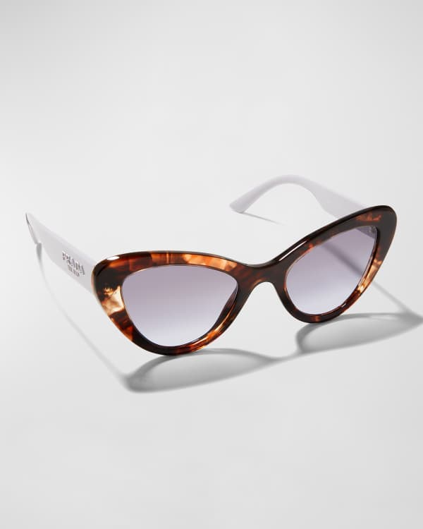 Prada Oversized Acetate CatEye Sunglasses Neiman Marcus