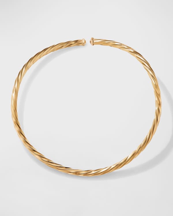 David Yurman Novella Pendant Necklace in 18k Yellow Gold with