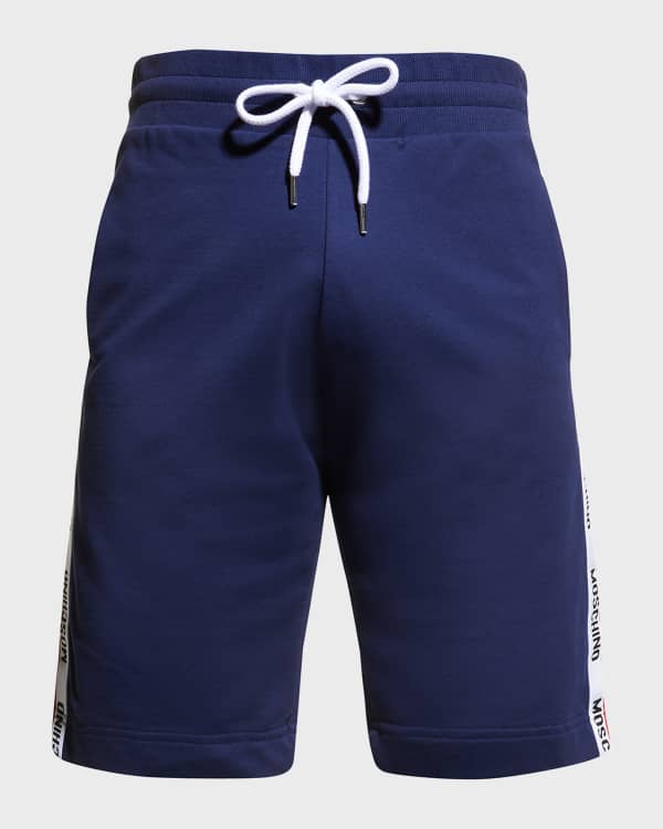 【関税&送料込】Moschino Wool Shorts Moschino Men's Bear Logo Sweat Shorts | Neiman Marcus