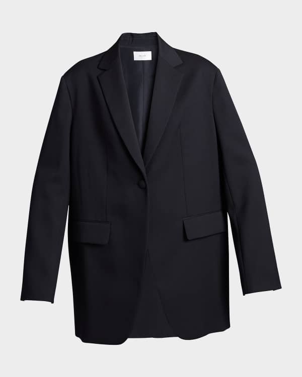 Courreges Prism Wool Short Coat | Neiman Marcus