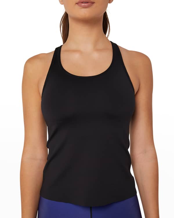 Alo Yoga Peak Ribbed Tank Top In White