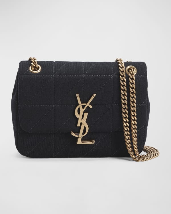 Saint Laurent Lou Mini Camera Bag in Quilted Cuir Souple Brilliant Smooth Leather