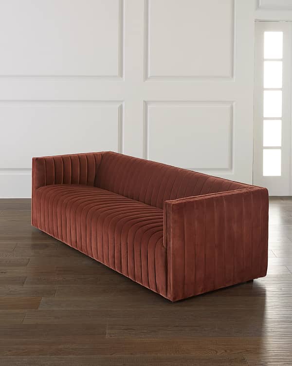 Century Furniture Marian Leather Sofa, 78
