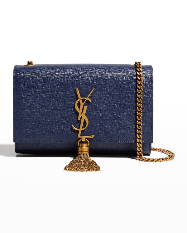 Saint Laurent Kate Monogram YSL Medium Leather Chain Tassel Shoulder