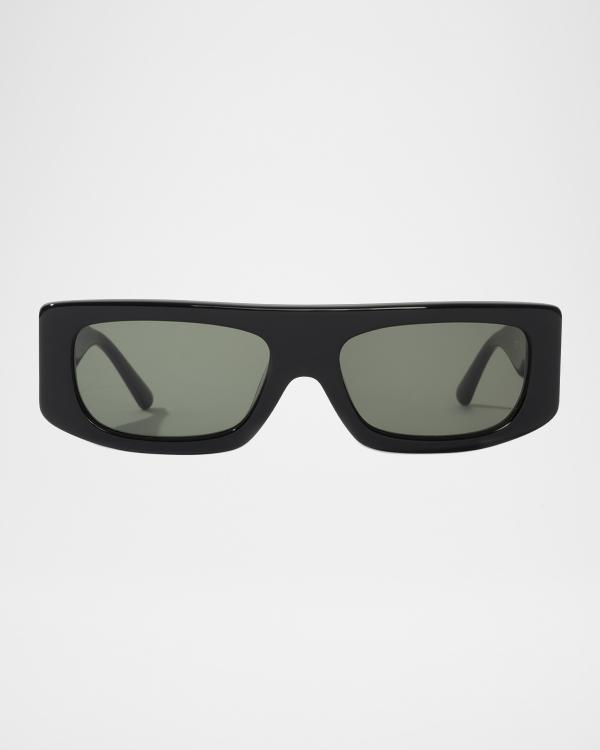 GOLF le FLEUR* Sunseeker Rectangle Acetate Sunglasses | Neiman Marcus