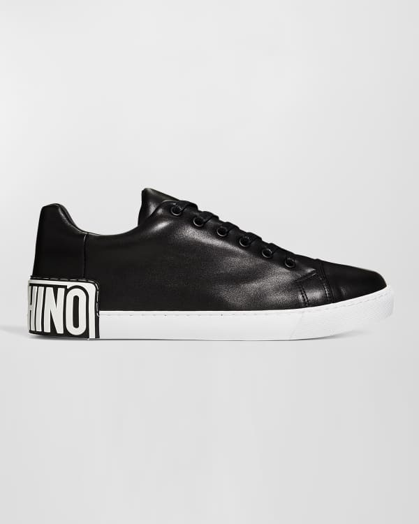 ZEGNA Men's Triple Stitch Leather Low-Top Sneakers | Neiman Marcus