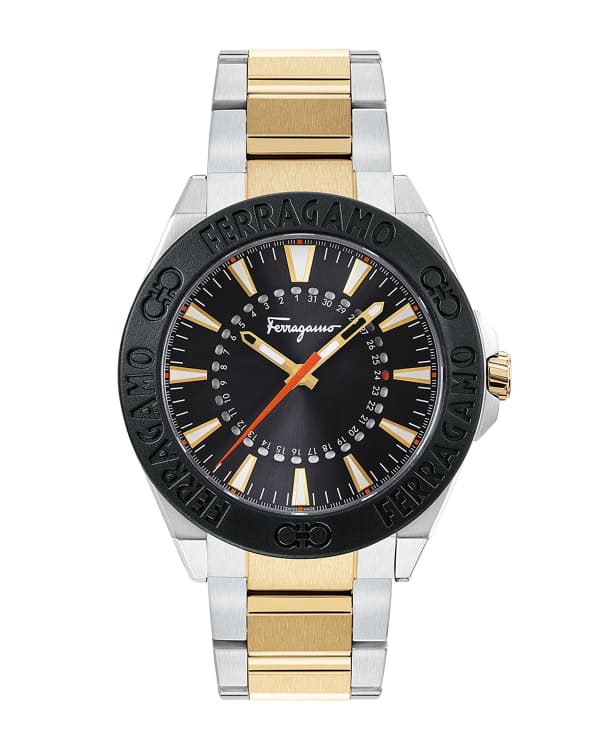 Salvatore Ferragamo Men's Slim Gent 40mm Textured Leather Watch ...