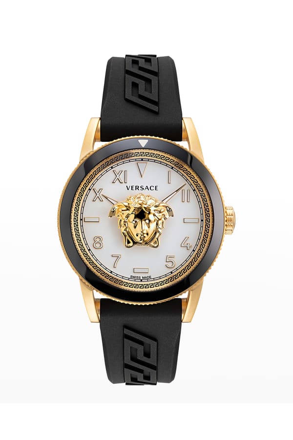 Versace Men's 43mm Palazzo Empire Watch, Gold Neiman Marcus