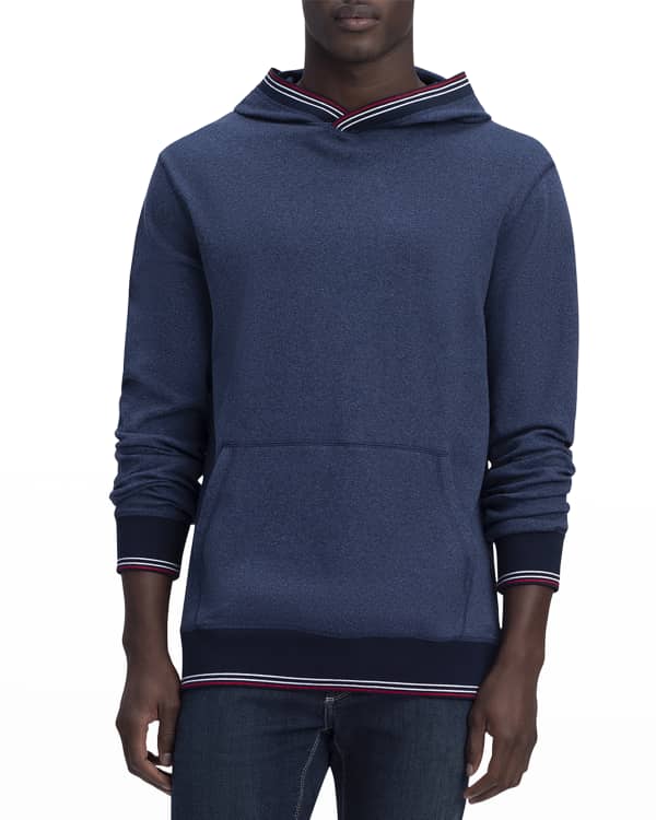 Louis Vuitton Men's Navy Cotton Patch Sweater with Tipping