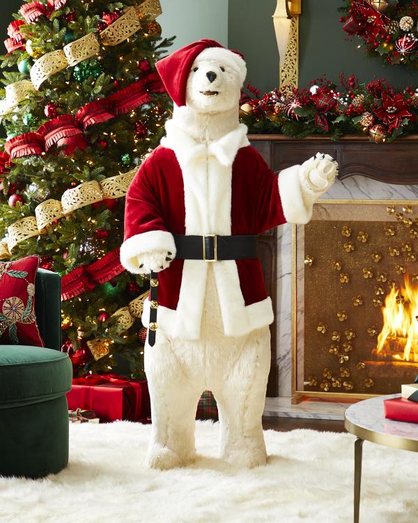 Ditz Designs By The Hen House Jingle All the Way Polar Bear 3'3 ...