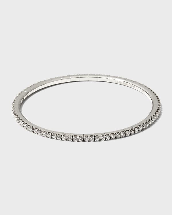 SWAROVSKI Matrix GoldPlated RoundCut Crystal Tennis Bracelet Neiman