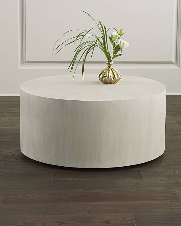 Bernhardt Avondale Round Metal Coffee Table Neiman Marcus