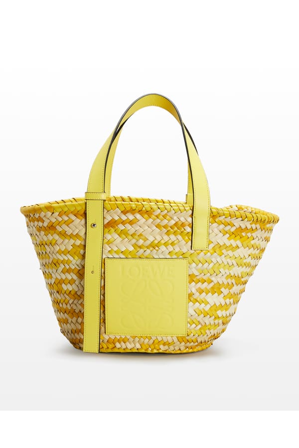 Loewe x Paula's Ibiza Small Palm Leaf Basket Tote Bag | Neiman Marcus