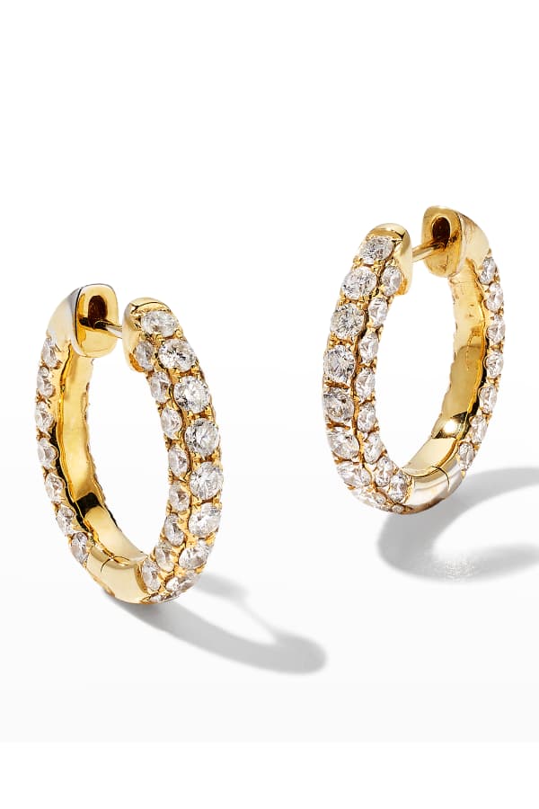 JILZARAH Seaside Green Triple Clay Bezel Post Earrings