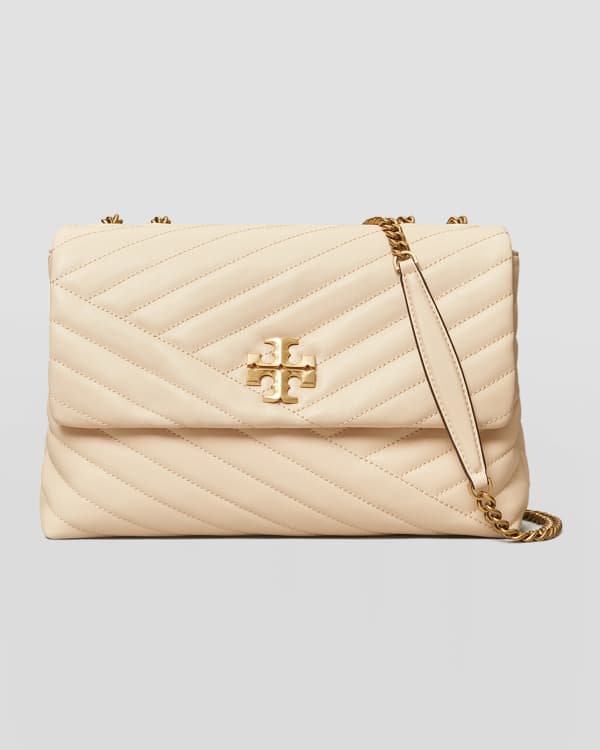 Tory Burch Kira Small Chevron-Quilted Flap Shoulder Bag | Neiman Marcus