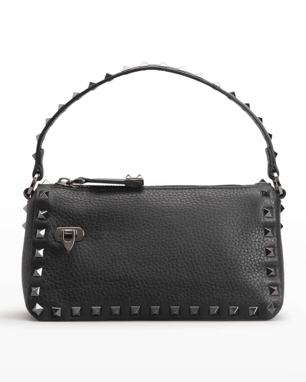 ショルダーバッグ・ポシェット VALENTINO GARAVANI ROCKSTUD SPIKE CROSSBODY BAG Rockstud Spike Small leather crossbody bag in black