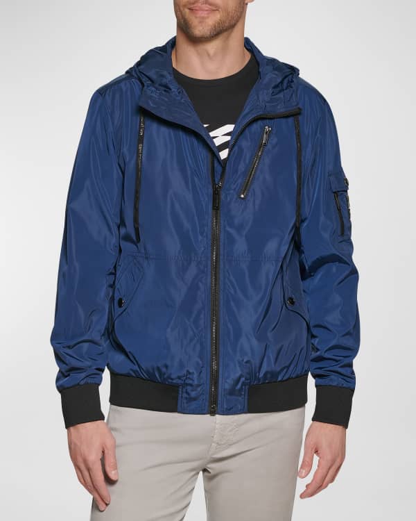 AVIREX Men's Colorblock Icon Military Bomber Jacket | Neiman Marcus