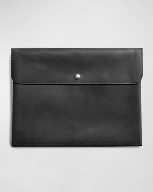 Shinola Men's Leather Tech Portfolio Case Neiman Marcus