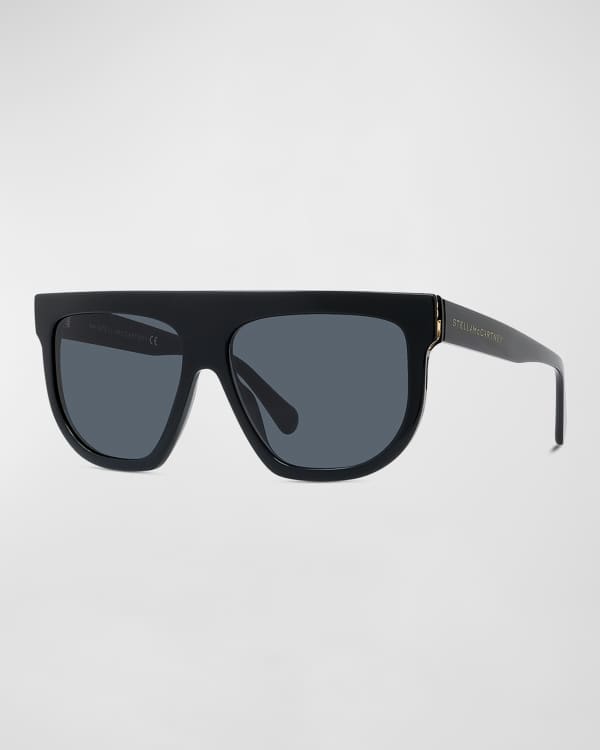 Stella McCartney Falabella Injection Plastic Shield Sunglasses Neiman Marcus