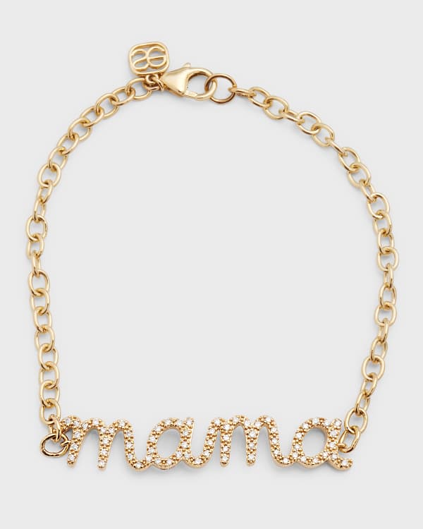 Single Chain Letter Bracelet | K Kane Jewelry 14K Yellow Gold