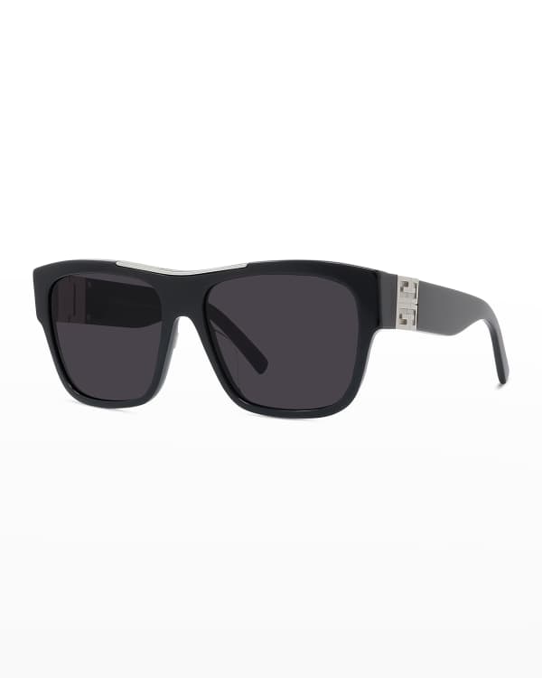 Givenchy Men's 4G-Emblem Square Acetate Sunglasses | Neiman Marcus