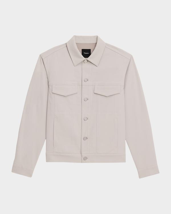 Theory Men's Classic Coach Jacket in Luxe New Divide | Neiman Marcus