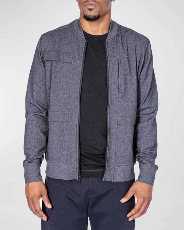 Belstaff Men s Driftwood Winswell Oiled Suede Bomber Jacket