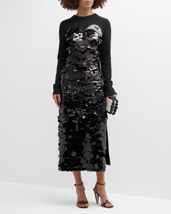 Valentino Garavani Crepe Couture Lace Evening Dress | Neiman Marcus