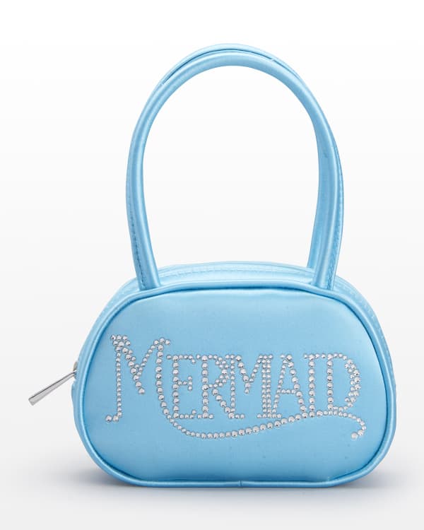 Amina Muaddi Super Amini Pernille Embellished Chain Top-Handle Bag ...