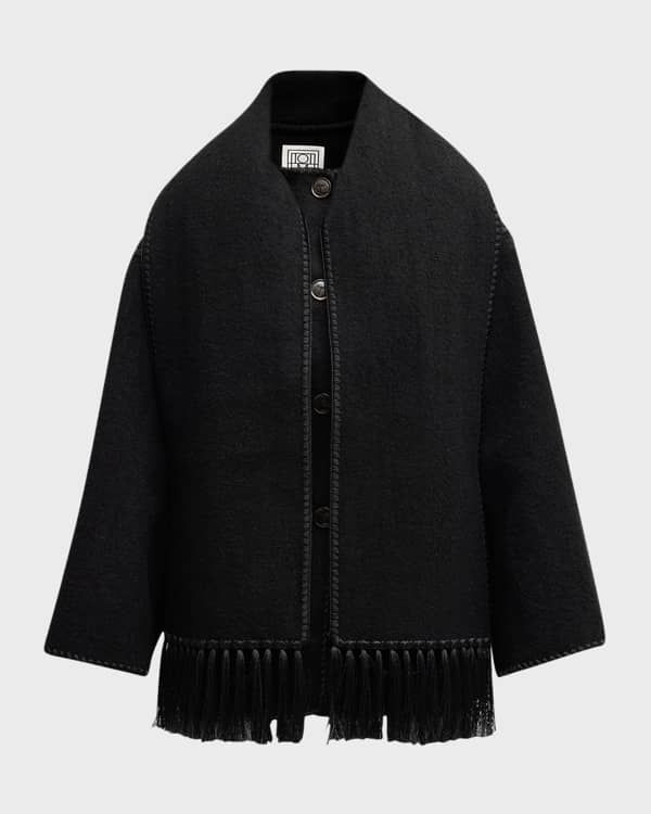 Kate spade embroidered twill coat hotsell