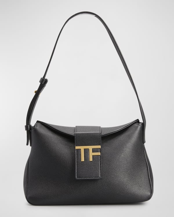 TOM FORD Small Leather T Clasp Bag