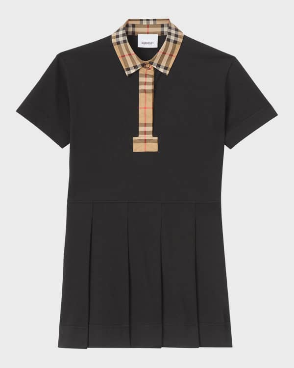 Monogram cotton & silk voile dress - Burberry - Girls