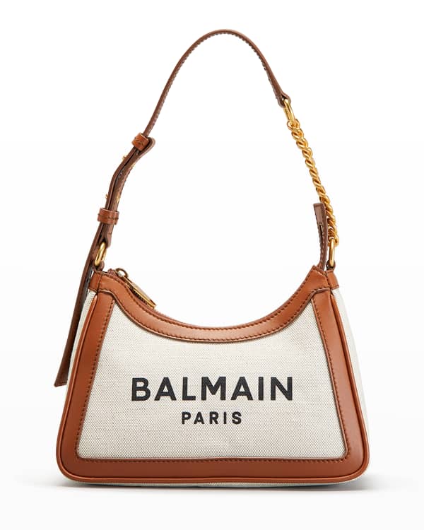 Balmain B Army Camera Bag in Recycled PVC and Leather | Neiman Marcus