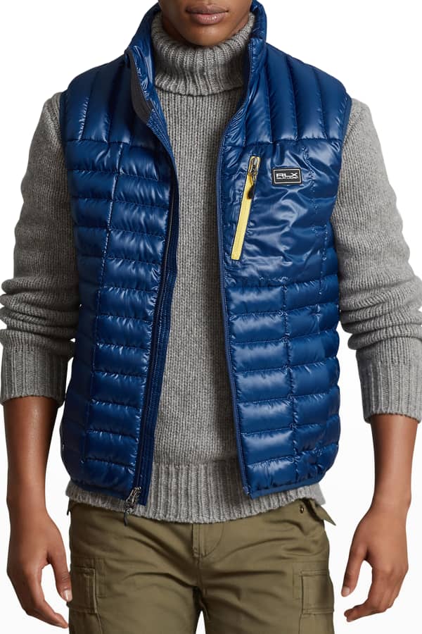 RLX Ralph Lauren Men's RLX Macoy Quilted Down Vest Neiman Marcus