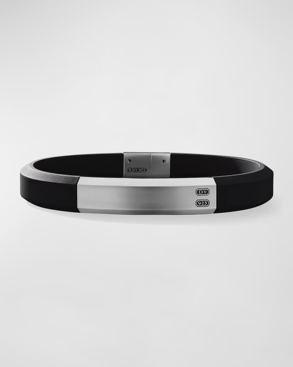 Paul Smith Men's Signature Stripe Leather Bracelet | Neiman Marcus