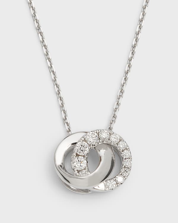 Chopard Happy Diamonds 18K White Gold Evil Eye Sapphire Diamond