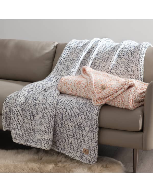 Ugg Blake Throw Blanket Glacier