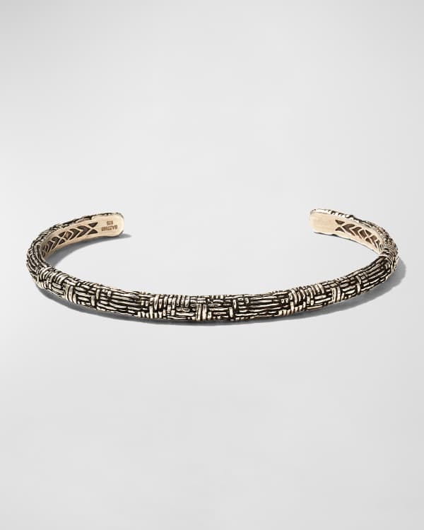 John Varvatos Men s Beaded Skull Head Bolo Bracelet Neiman Marcus