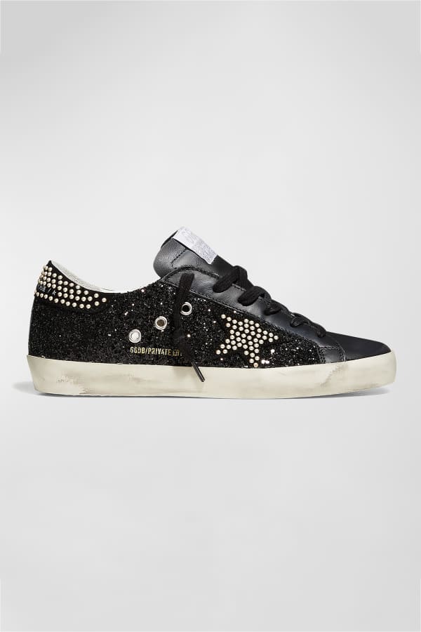 Golden Goose Superstar Glitter LowTop Sneakers Neiman Marcus