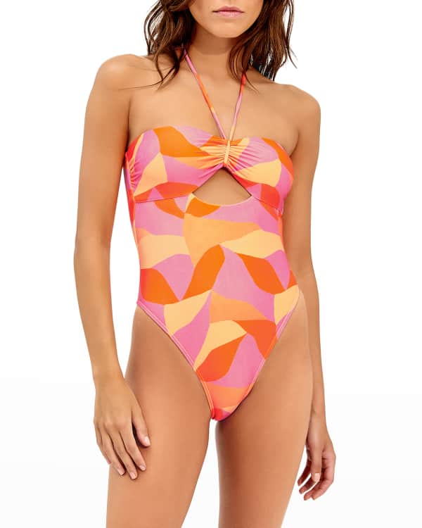 Kate Spade - Cinch Front Underwire One Piece Swimsuit main image 1