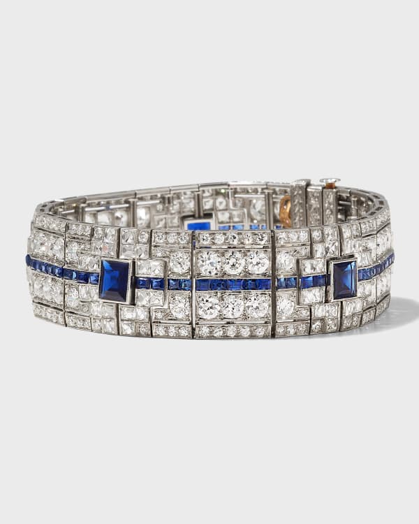NM Estate 18K Yellow Gold Cartier Honeycomb Bracelet Neiman Marcus