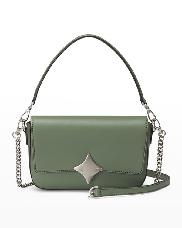 Oryany Milla Flap Leather Top-Handle Bag | Neiman Marcus