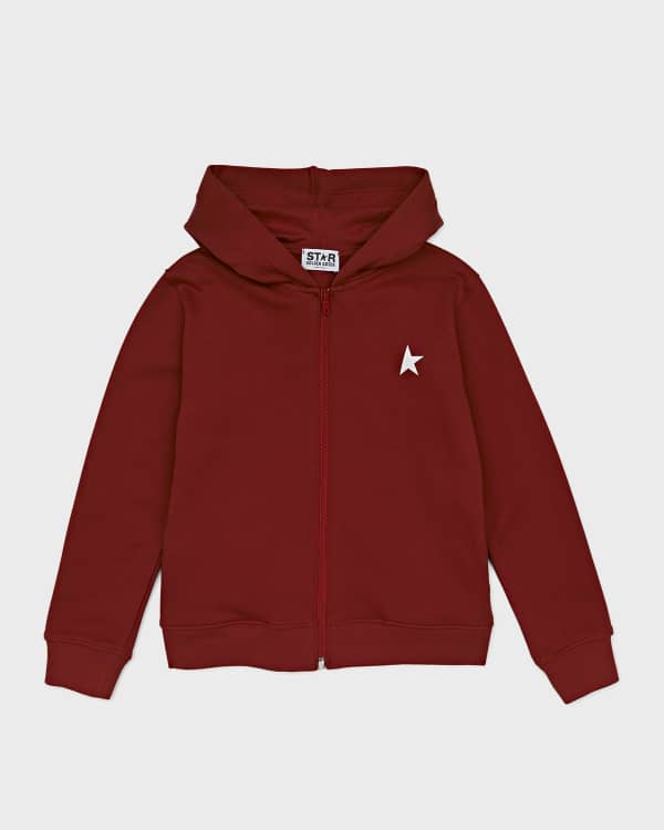 Burberry Boy s Sidney Equestrian Logo Crest Hoodie Size 3 14 Neiman Marcus