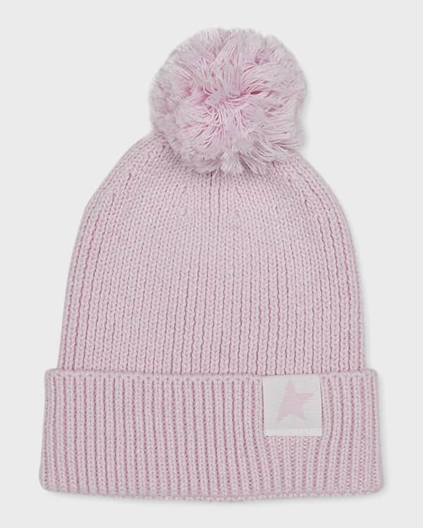 Off-White Girl's Embroidered Arrow Beanie, Size S-M