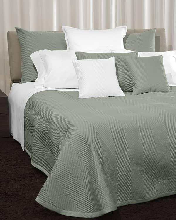 Charisma Silky Satin Queen Coverlet Set Neiman Marcus