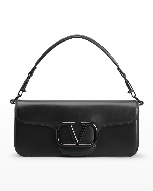 Valentino Garavani Large Roman Stud Leather Shoulder Bag
