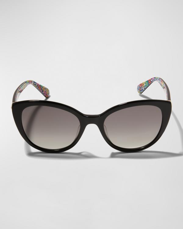 Lele Sadoughi Downtown Disco Metal Cat-Eye Sunglasses  display picture 2