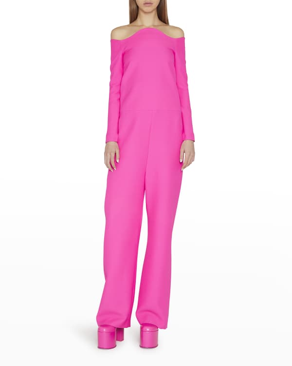 Msgm one shoulder jumpsuit outlet